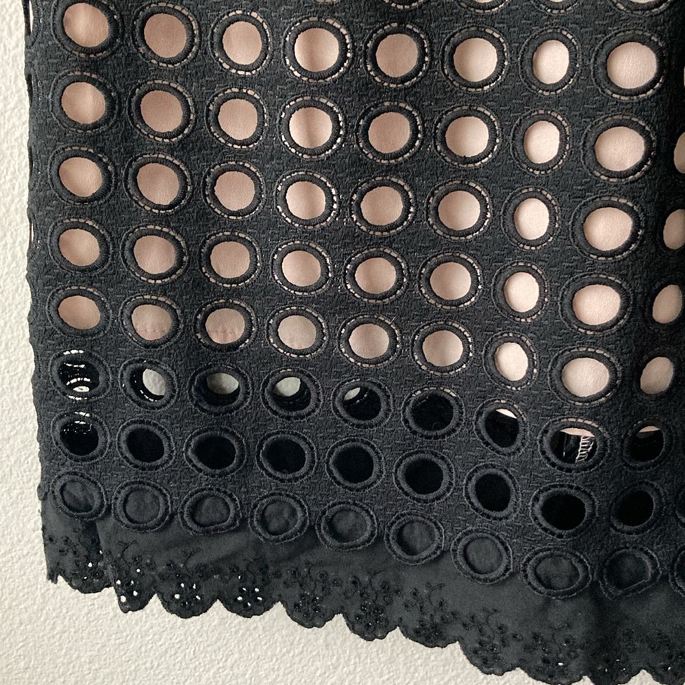 Dress Black Laser Cut  (size M runs Small) STUNNING - Picture 6 of 8
